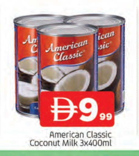 أمريكان كلاسيك حليب جوز الهند available at المدينة in الإمارات العربية المتحدة , الامارات - الشارقة / عجمان