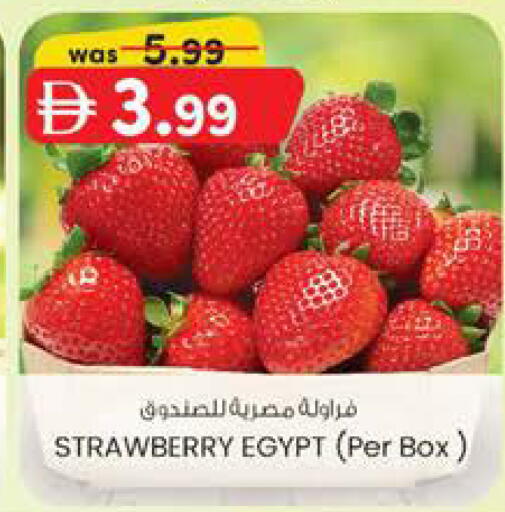 Strawberry from Egypt available at ك. إم. هايبرماركت in الإمارات العربية المتحدة , الامارات - الشارقة / عجمان