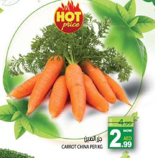 Carrot from China available at هاشم هايبرماركت in الإمارات العربية المتحدة , الامارات - الشارقة / عجمان