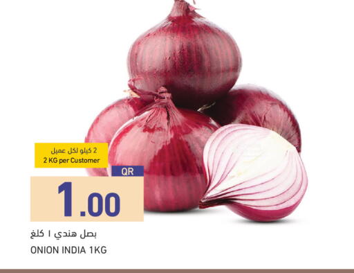 Onion from India available at Aswaq Ramez in Qatar - Al Wakra