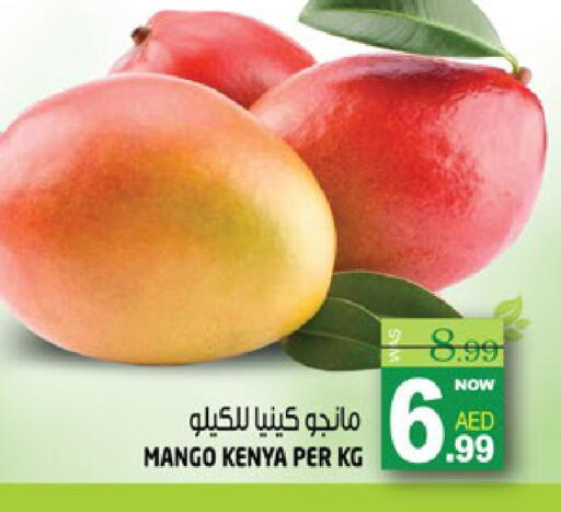 Mango from Kenya available at هاشم هايبرماركت in الإمارات العربية المتحدة , الامارات - الشارقة / عجمان