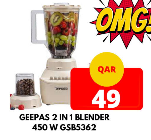 GEEPAS Mixer / Grinder available at Dubai Shopping Center in Qatar - Al Wakra