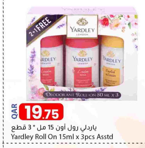 YARDLEY available at Dana Market in Qatar - Umm Salal