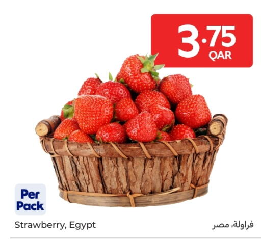 Strawberry from Egypt available at Carrefour in Qatar - Al Shamal