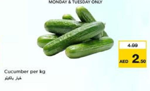 Cucumber available at نستو هايبرماركت in الإمارات العربية المتحدة , الامارات - الشارقة / عجمان