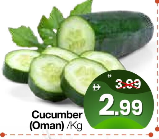 Cucumber from Oman available at هايبر ماركت المدينة in الإمارات العربية المتحدة , الامارات - أبو ظبي