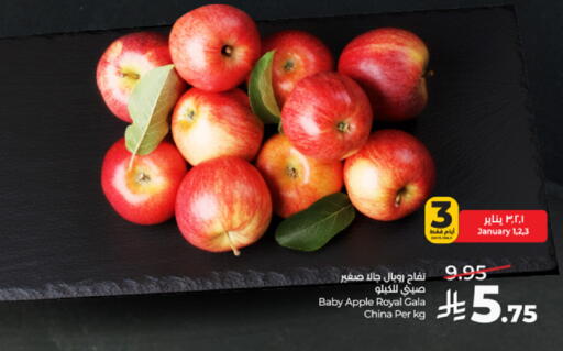 Apple from China available at لولو هايبرماركت in مملكة العربية السعودية, السعودية, سعودية - خميس مشيط