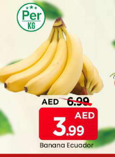 Banana from Ecuador available at Mark & Save in UAE - Sharjah / Ajman