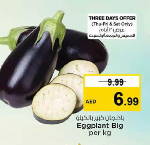 Eggplant available at نستو هايبرماركت in الإمارات العربية المتحدة , الامارات - دبي