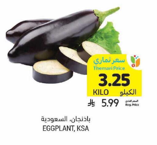 Eggplant available at Tamimi Market in KSA, Saudi Arabia, Saudi - Riyadh