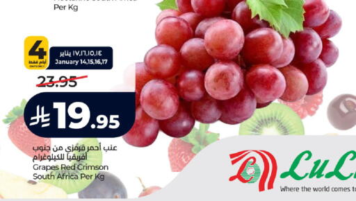 Grapes from South Africa available at لولو هايبرماركت in مملكة العربية السعودية, السعودية, سعودية - الرياض
