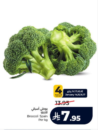 Broccoli from Spain available at LULU Hypermarket in KSA, Saudi Arabia, Saudi - Khamis Mushait