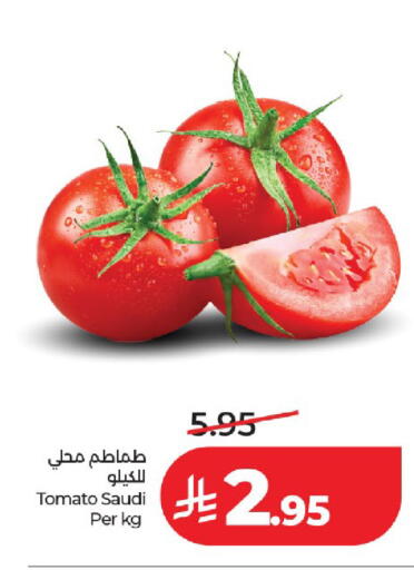 Tomato from Saudi Arabia available at لولو هايبرماركت in مملكة العربية السعودية, السعودية, سعودية - جدة