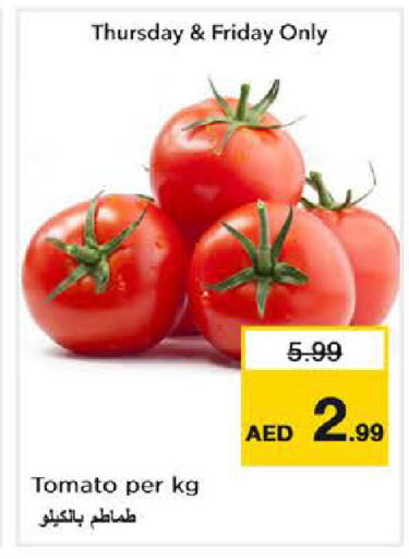 Tomato available at نستو هايبرماركت in الإمارات العربية المتحدة , الامارات - الشارقة / عجمان