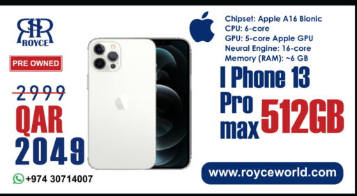 Apple available at Royce World Trading & Services W.L.L in Qatar - Al Rayyan