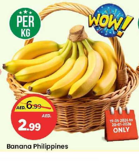 Banana from Philippines available at Mark & Save in UAE - Sharjah / Ajman