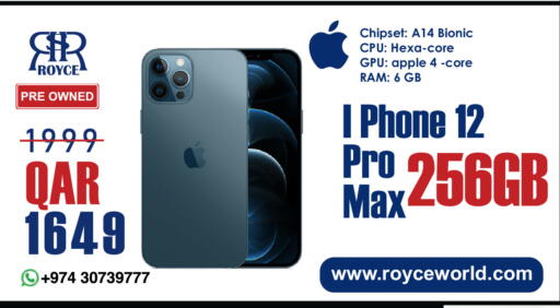 Apple available at رويس العالمية للتجارة والخدمات in قطر - الشمال