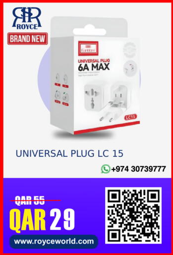 available at Royce World Trading & Services W.L.L in Qatar - Umm Salal