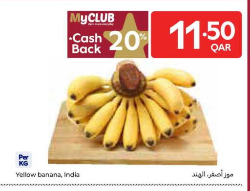 Banana from India available at Carrefour in Qatar - Al Wakra