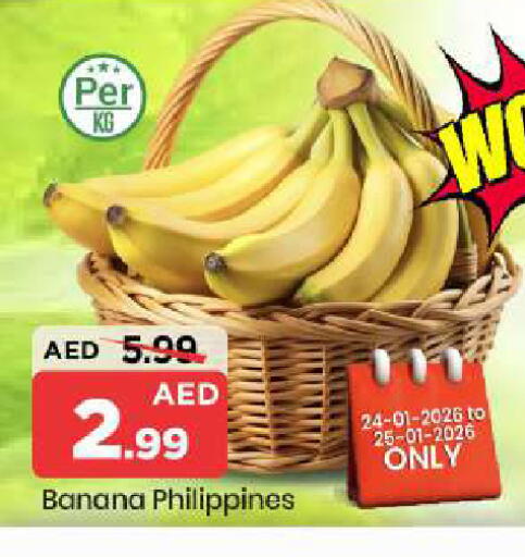 Banana from Philippines available at Mark & Save in UAE - Abu Dhabi