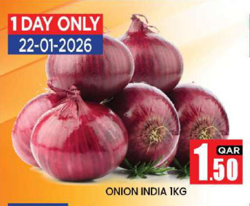 Onion from India available at New Stop n Shop @Fereej Bin Omran in Qatar - Al Rayyan