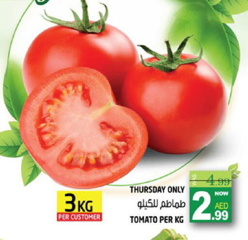 Tomato available at هاشم هايبرماركت in الإمارات العربية المتحدة , الامارات - الشارقة / عجمان