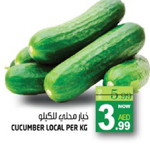 Cucumber available at هاشم هايبرماركت in الإمارات العربية المتحدة , الامارات - الشارقة / عجمان