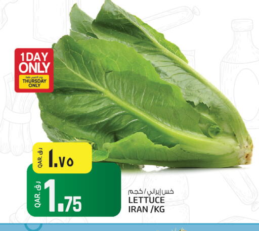 Lettuce from Iran available at Saudia Hypermarket in Qatar - Al Rayyan