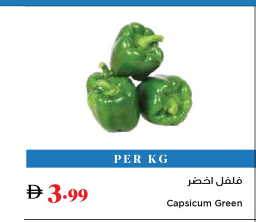 Capsicum available at تروليز سوبرماركت in الإمارات العربية المتحدة , الامارات - الشارقة / عجمان
