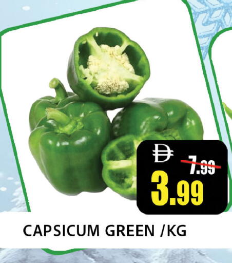 Capsicum available at ليبتس هايبرماركت in الإمارات العربية المتحدة , الامارات - رَأْس ٱلْخَيْمَة