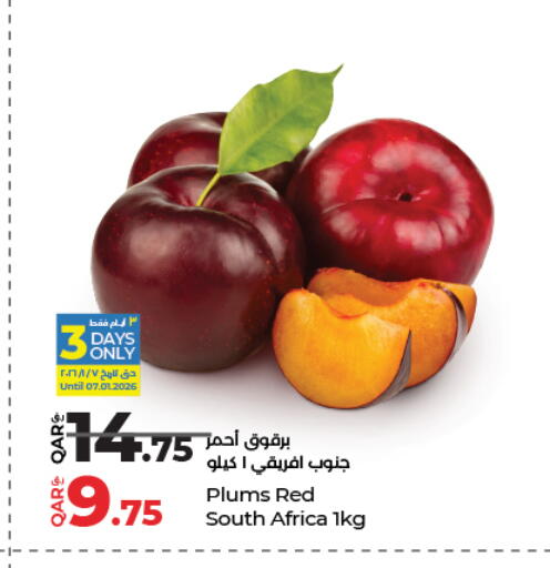 Plums from South Africa available at LuLu Hypermarket in Qatar - Al-Shahaniya