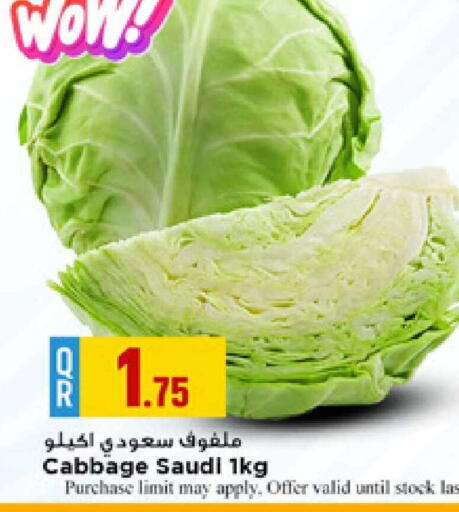 Cabbage from Saudi Arabia available at Marza Hypermarket in Qatar - Doha