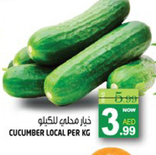 Cucumber available at هاشم هايبرماركت in الإمارات العربية المتحدة , الامارات - الشارقة / عجمان