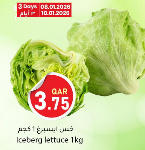 Lettuce available at Dana Market in Qatar - Al-Shahaniya