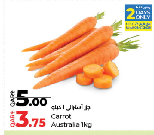 Carrot from Australia available at LuLu Hypermarket in Qatar - Umm Salal