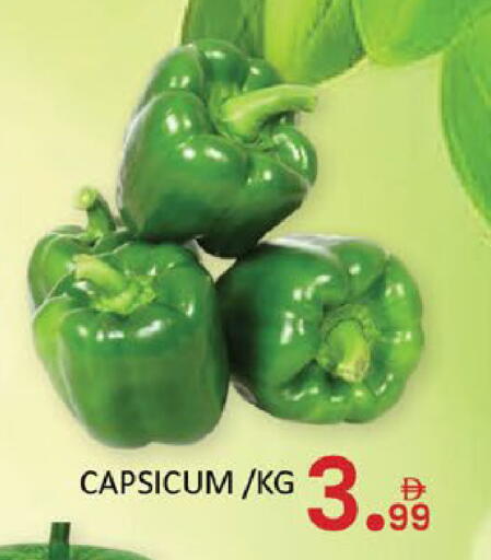 Mango Capsicum available at مانجو هايبرماركت in الإمارات العربية المتحدة , الامارات - دبي