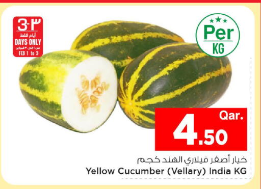 Cucumber from India available at Mark & Save  in Qatar - Al Wakra