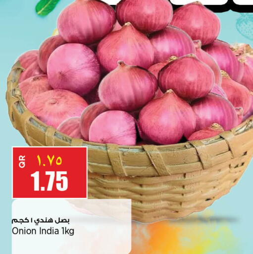 Onion from India available at سوبر ماركت الهندي الجديد in قطر - الضعاين
