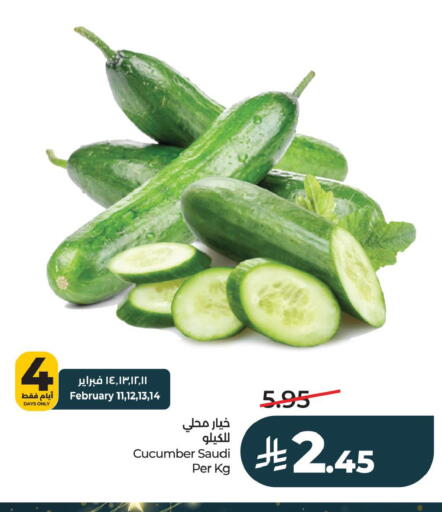 Cucumber from Saudi Arabia available at LULU Hypermarket in KSA, Saudi Arabia, Saudi - Al Khobar