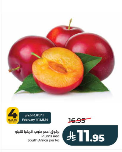 Plums from South Africa available at لولو هايبرماركت in مملكة العربية السعودية, السعودية, سعودية - الخرج