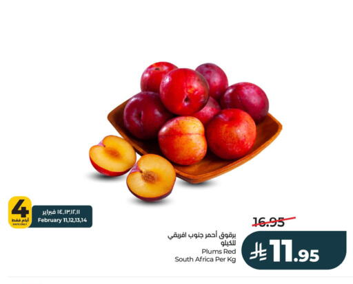 Plums from South Africa available at LULU Hypermarket in KSA, Saudi Arabia, Saudi - Al Khobar