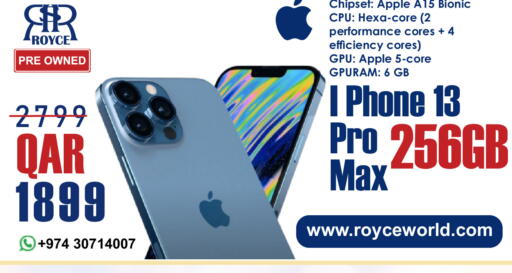 Apple available at Royce World Trading & Services W.L.L in Qatar - Al-Shahaniya