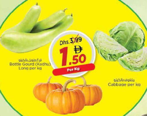 Cabbage available at نستو هايبرماركت in الإمارات العربية المتحدة , الامارات - ٱلْفُجَيْرَة‎