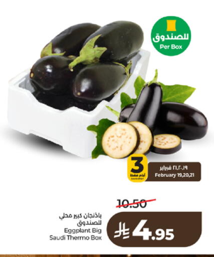 Eggplant from Saudi Arabia available at LULU Hypermarket in KSA, Saudi Arabia, Saudi - Yanbu