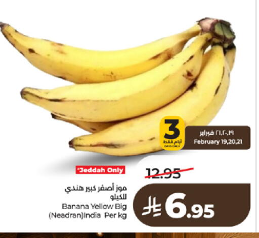 Banana from India available at لولو هايبرماركت in مملكة العربية السعودية, السعودية, سعودية - تبوك