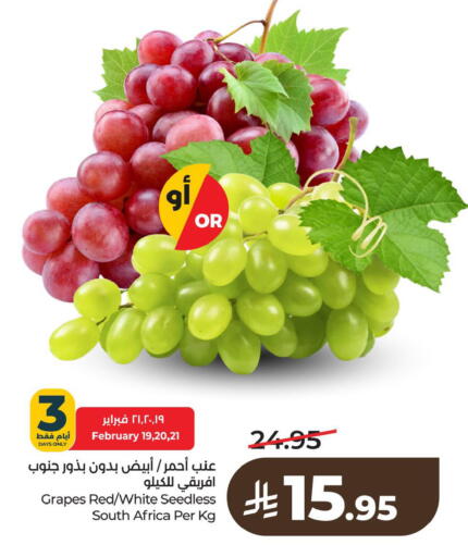 Grapes from South Africa available at لولو هايبرماركت in مملكة العربية السعودية, السعودية, سعودية - سيهات