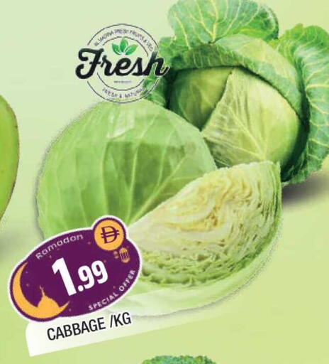 Cabbage available at المدينة in الإمارات العربية المتحدة , الامارات - الشارقة / عجمان