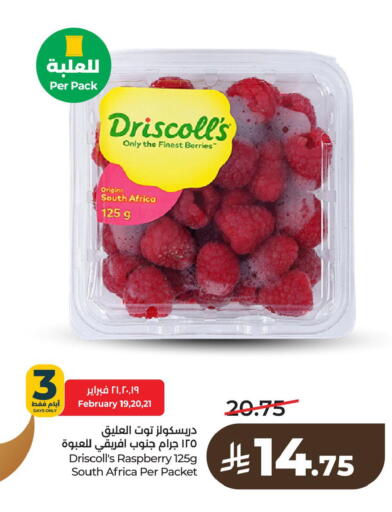 Raspberry from South Africa available at لولو هايبرماركت in مملكة العربية السعودية, السعودية, سعودية - سيهات