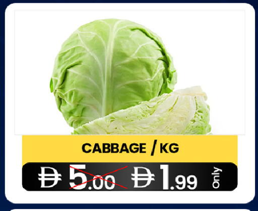 Cabbage available at جي إس واي كاش آند كاري سوبرماركت in الإمارات العربية المتحدة , الامارات - دبي