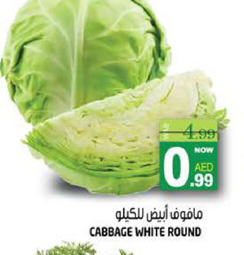 Cabbage available at هاشم هايبرماركت in الإمارات العربية المتحدة , الامارات - الشارقة / عجمان